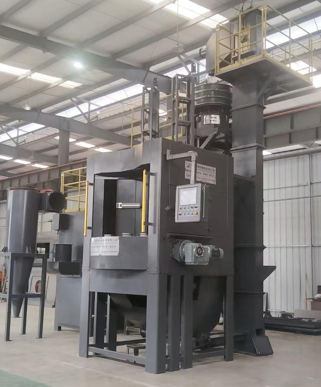 忠县转盘式喷砂机 提升圆形工件处理效率